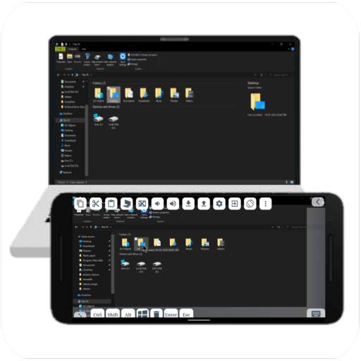 Remote Desktop, Keyboard, Track-pad : ScreenPad. Fast