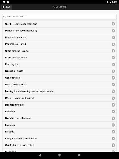 Antibiotic of common infection screenshot 6