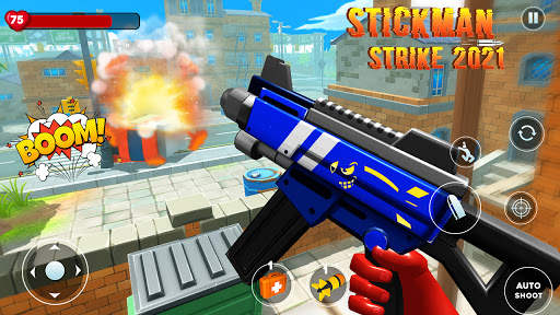 Stickman Strike 2021- angry Stick war screenshot 5