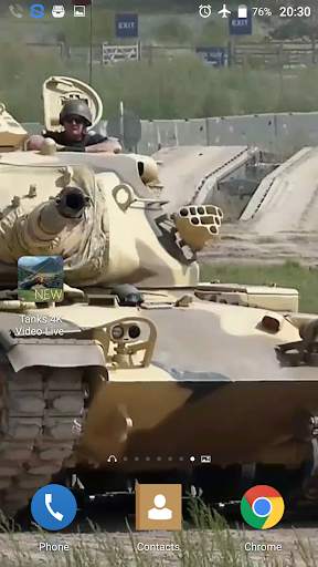 Tanks 4K Video Live Wallpaper screenshot 1