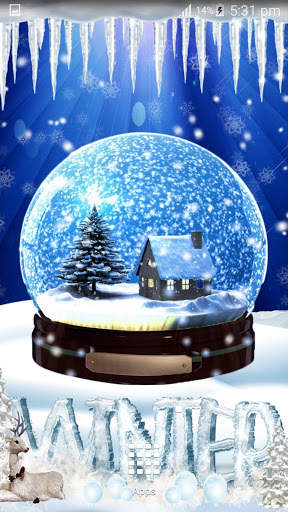 Winter Live Wallpaper screenshot 1