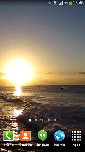 Ocean Waves Sunset Live HD 3 screenshot 9