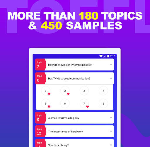 Writing - TOEFL® Essays : Useful Words & Tips screenshot 10