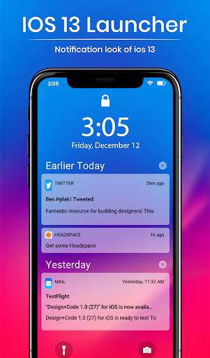 i Launcher, os 13 control Center screenshot 3