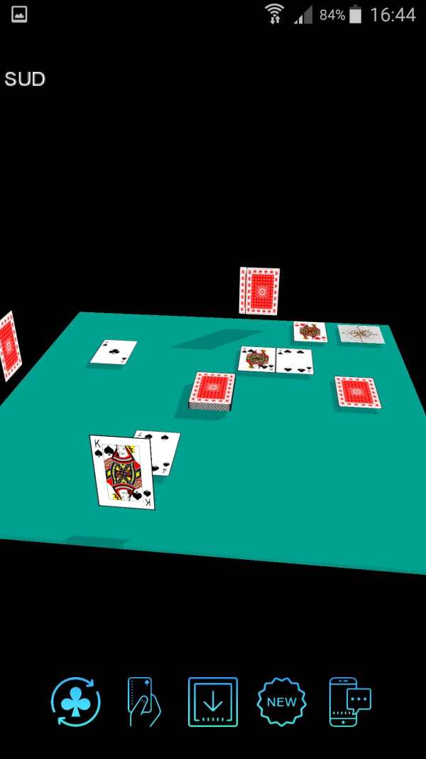 Playing cards 3D (free game without ads) screenshot 2