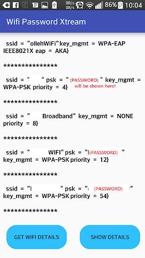 Wifi Password Xtream screenshot 1