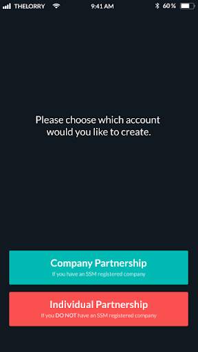TheLorry - Partner App screenshot 1