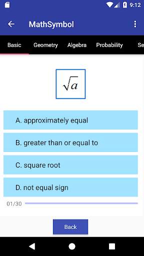 Math Symbol screenshot 2