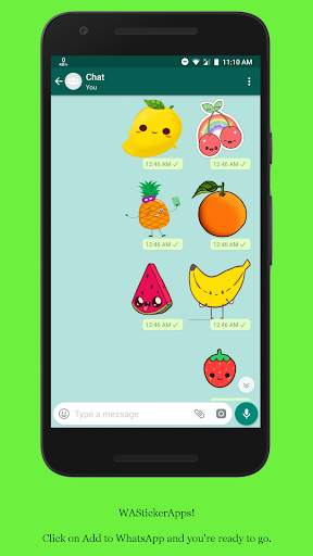 Fruit Sticker App for WhatsApp screenshot 1