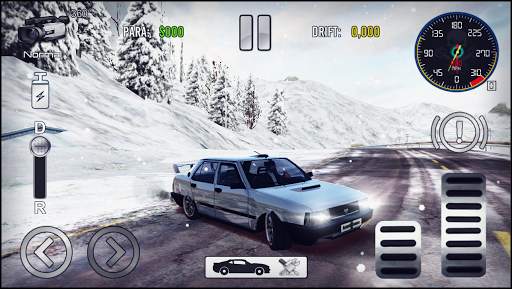 Tofas Snowy Car Driving Simulator screenshot 3