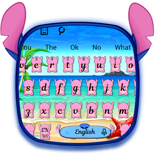 Pink Monster Keyboard Theme icon