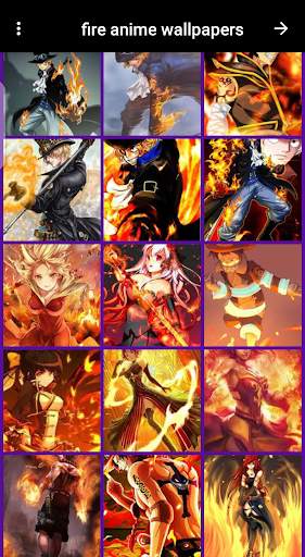 fire anime wallpapers screenshot 4