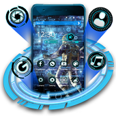 Futuristic Space Galaxy Theme icon