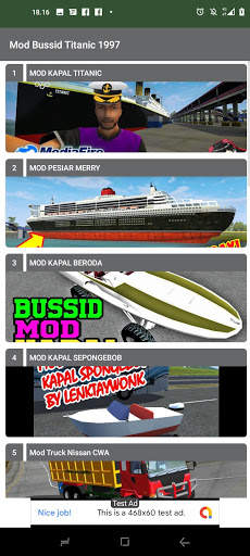 Mod Bussid Titanic 1997 screenshot 1