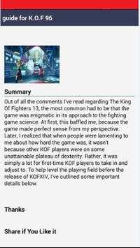 Guide for King of Fighters 97 screenshot 3