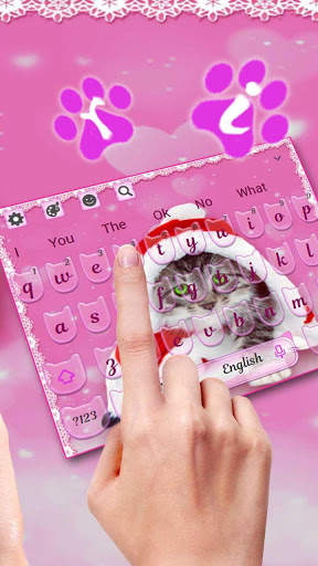Cute Furry Cat Keyboard screenshot 2