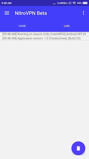 Nitro VPN (Beta Version) screenshot 1
