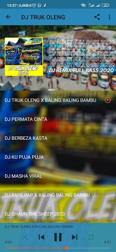 DJ TRUK OLENG MP3 screenshot 2