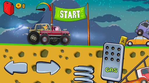 Kids Monster Truck Racing Game screenshot 1