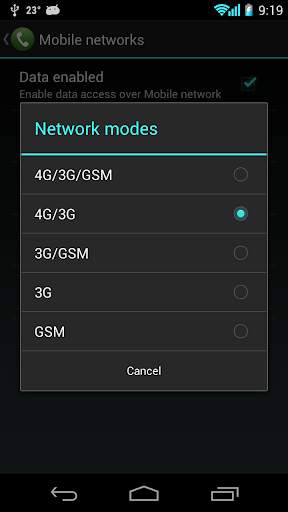 Сигнал Обновить 3G/4G/LTE/WiFi screenshot 6