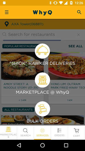 WhyQ Hawker Delivery & Marketplace screenshot 3