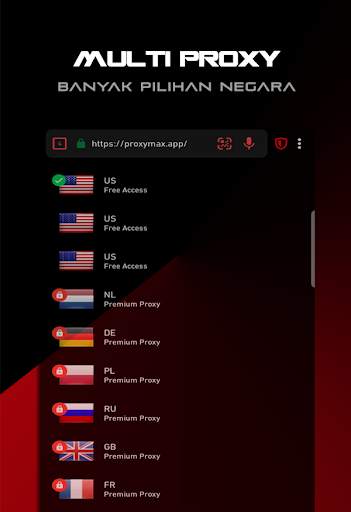 ProxyMax Browser Anti Blokir Tercepat 2021 screenshot 3