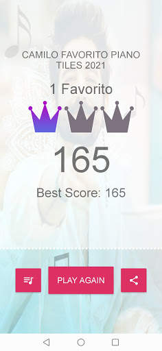Camilo Favorito Piano Tiles 2021 screenshot 6