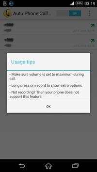 Auto Phone Call Recorder screenshot 3
