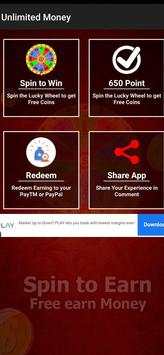 UNLIMITED MONEY- UNLIMITED SPIN AND WIN 3 تصوير الشاشة