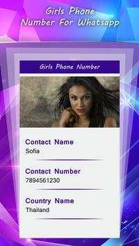 Worldwide Girls Phone Numbers For WhatsApp screenshot 3