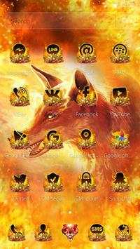 Fire Ice Wolf 3D Theme screenshot 8