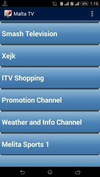 Malta TV Channels स्क्रीनशॉट 2