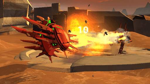 Super Cock Fighter - Robot Street Fighter screenshot 1