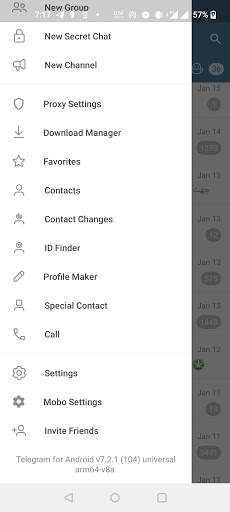 MoboGold -  Mobogram Gold Messenger 2021 screenshot 5