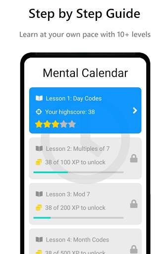 Mental Calendar - number games & Mental exercises. screenshot 1