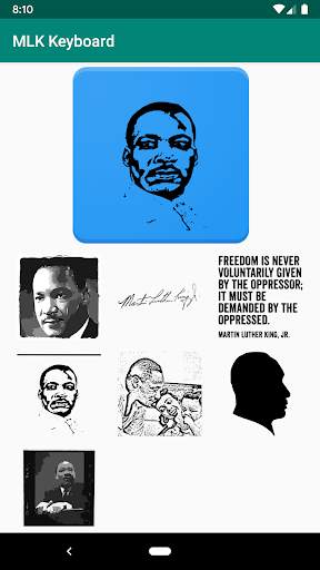 Martin Luther King Day Sticker for GBOARD Keyboard screenshot 1