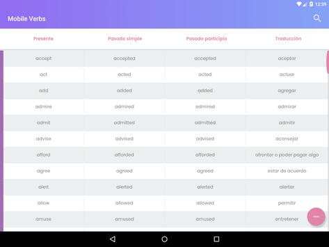 Mobile Verbs screenshot 7