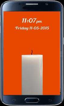 Candle Screenlock 1 تصوير الشاشة