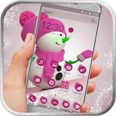 Pink Snowman Theme 1.0.0