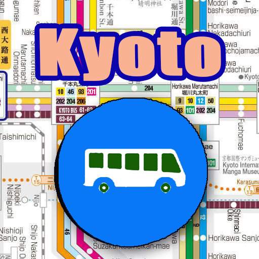 Kyoto Bus Map Offline screenshot 1