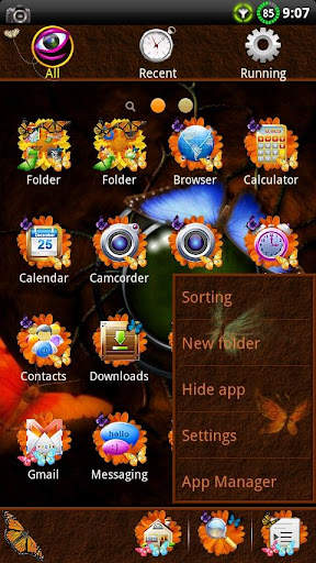 Butterfly GO Launcher EX Theme screenshot 2