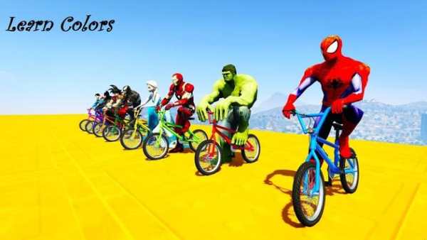 Superhero BMX Stunts Racing: Top Racing Games screenshot 3