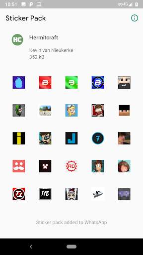 Hermitcraft - Stickers for Whatsapp screenshot 3