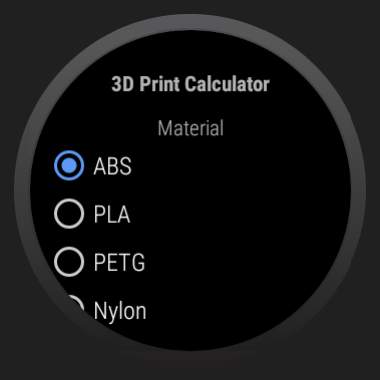 3D Print Material Cost Calculator screenshot 7