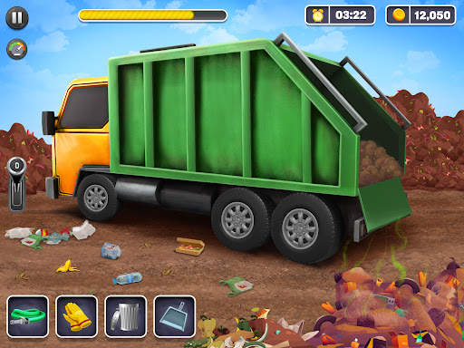 Kids Road Cleaner Truck Game screenshot 1