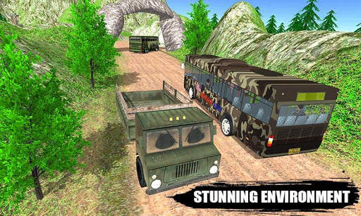 Offroad New Army Bus Game 2019 screenshot 4