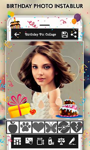 Happy Birthday : Cake, Status, Card & Photo Frame स्क्रीनशॉट 8