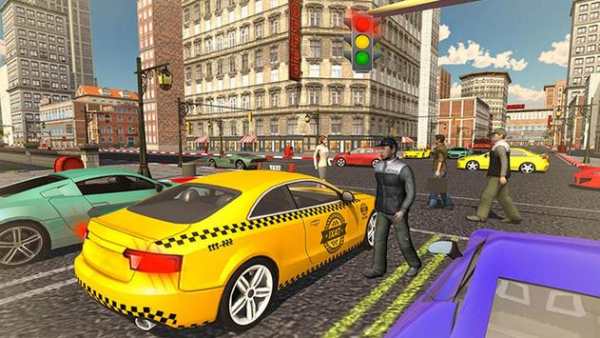 Modern City Taxi Drive Simulator 3D 2019 screenshot 2