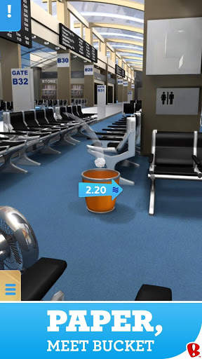 Paper Toss 3D screenshot 1