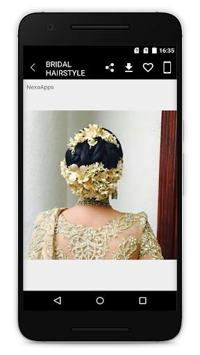 Bridal Hairstyle Gallery Hairstyle Designs screenshot 7